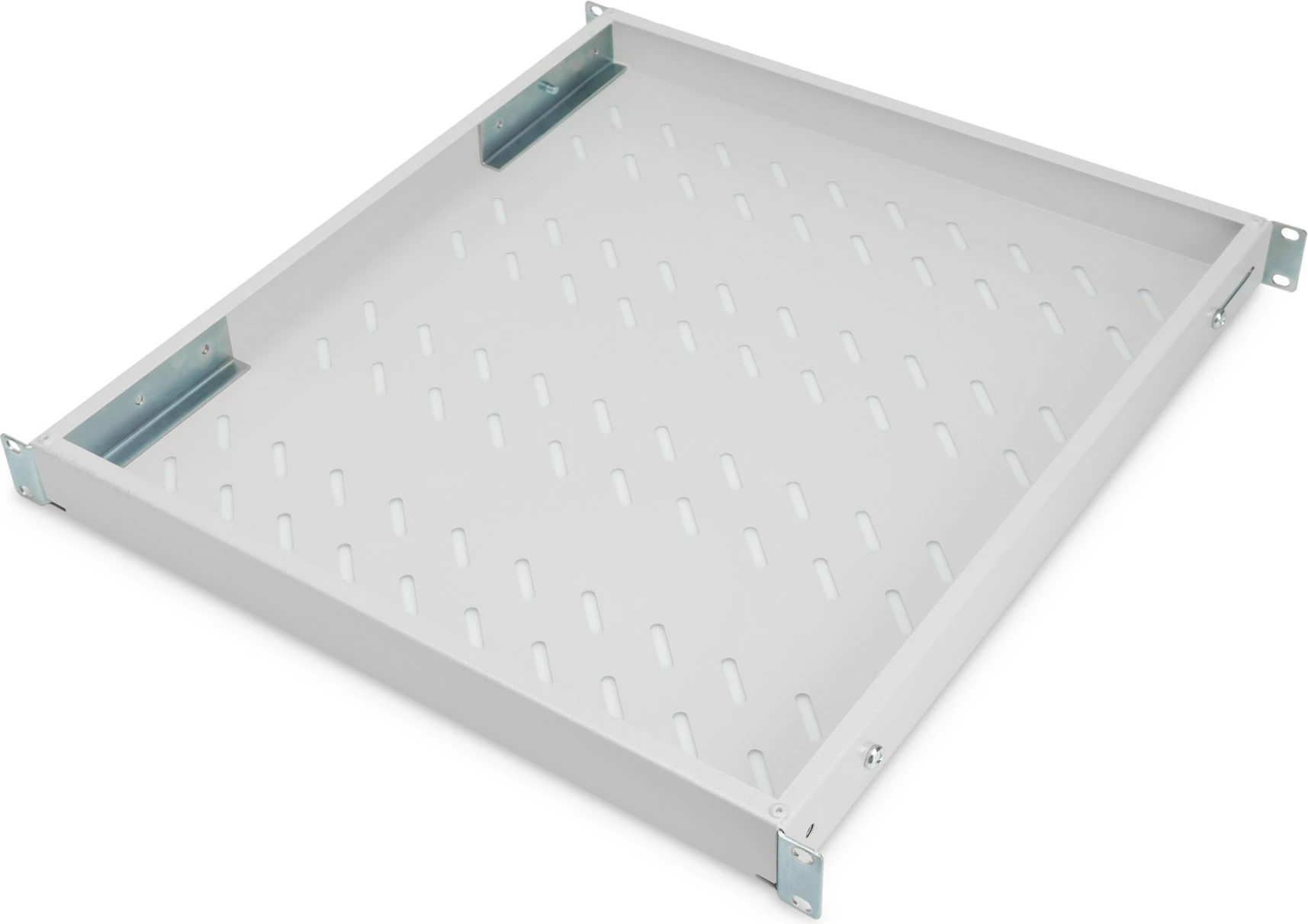 Raft kabineti Digitus 1U, 44x482x500-780mm, deri 50kg, gri