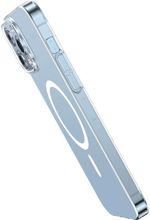Mbështjellës Baseus Magnetic Crystal Clear për iPhone 13 Pro, transparent, me xham të fortë dhe set pastrimi