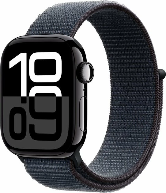 Smartwatch Apple Watch Series 10 MWWG3 GPS 42mm alumin Sport Loop Navy/Jet Black