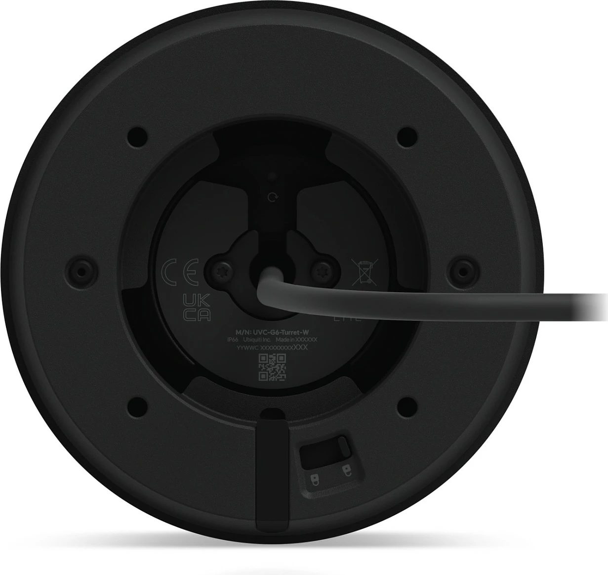 Kamerë sigurie IP Ubiquiti G6 Turret, 4K 8MP, PoE, e brendshme/jashtme, e zezë