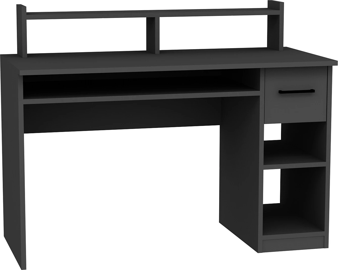 Tavolinë pune Eslem, ngjyrë antracit, Hanah Home