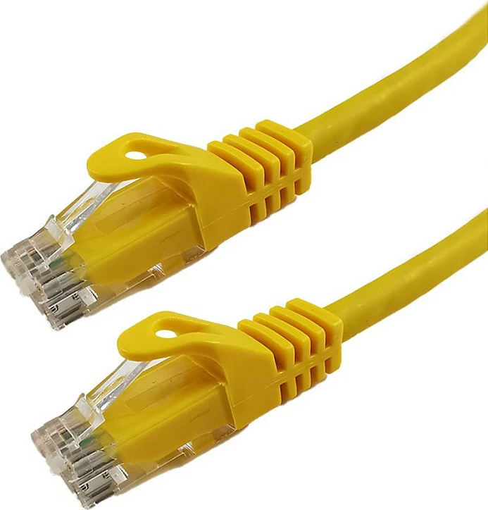 Kabllo rrjeti GRAFENTHAL GT6AUUTPL00025YEN, Cat6a, RJ-45, 0.25 m, e verdhë