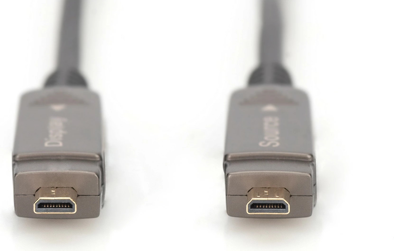 Kabëll HDMI AOC Hybrid Digitus 15m, 4K, Plug i heqshëm, i zi