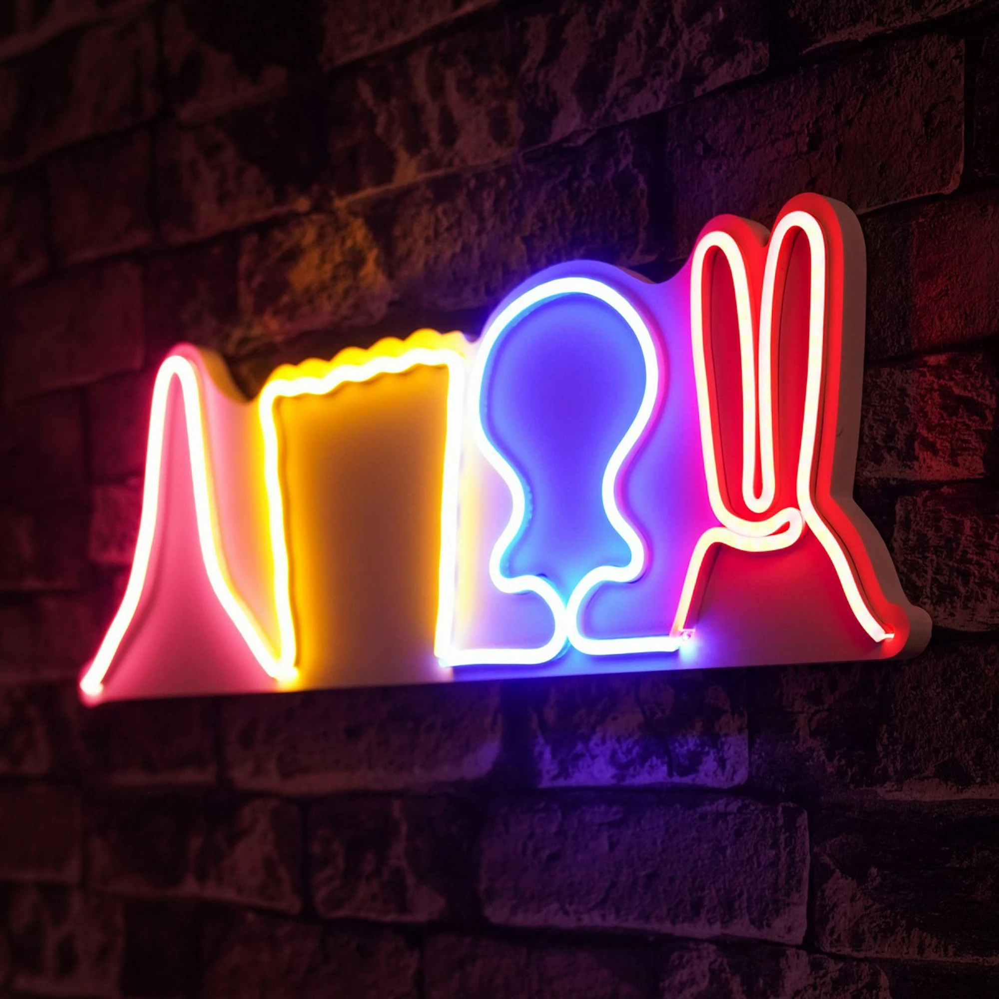 Dritë dekorative LED plastike, Wallity Sponge Team, shumëngjyrëshe