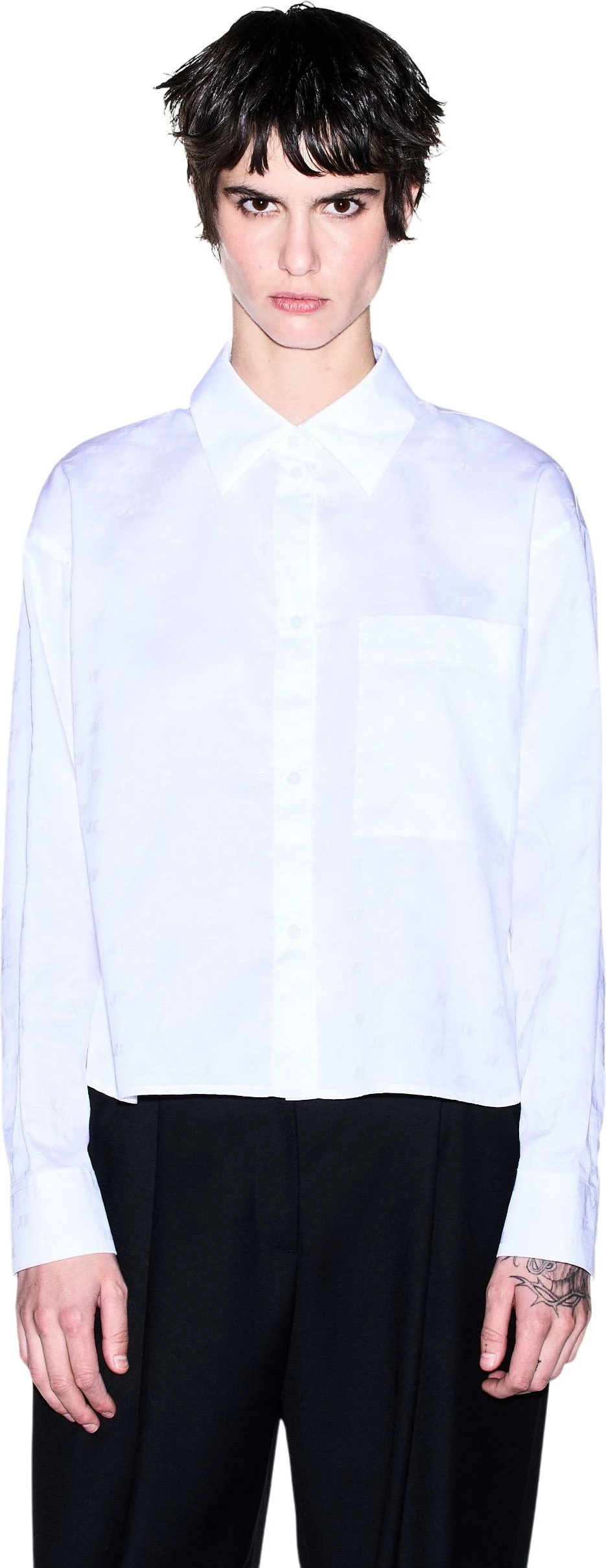 Këmishë për femra Armani Exchange XW002700 AF25758, e bardhë