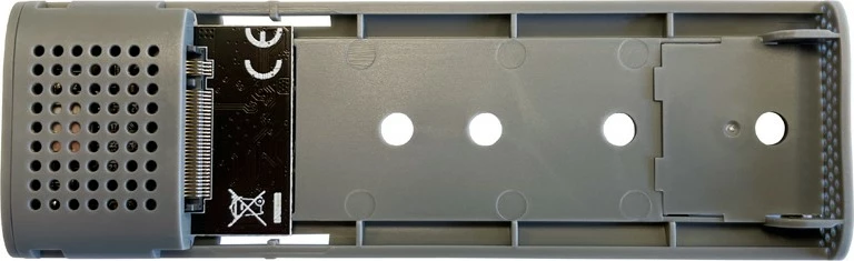 Kasë LC-Power LC-M2-C-NVME-3 për SSD M.2, USB Type-C, e zezë
