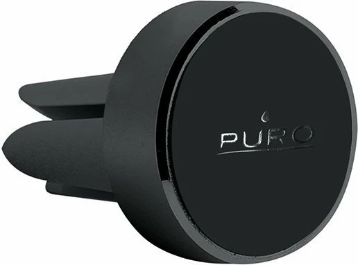 Mbajtës magnetik për ajrosje makine Puro Magnet Holder me MagSafe, i zi