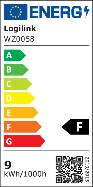 Lampë zmadhimi LogiLink, me kapëse tavoline, 5 dioptri, 56 LED 9W, e bardhë
