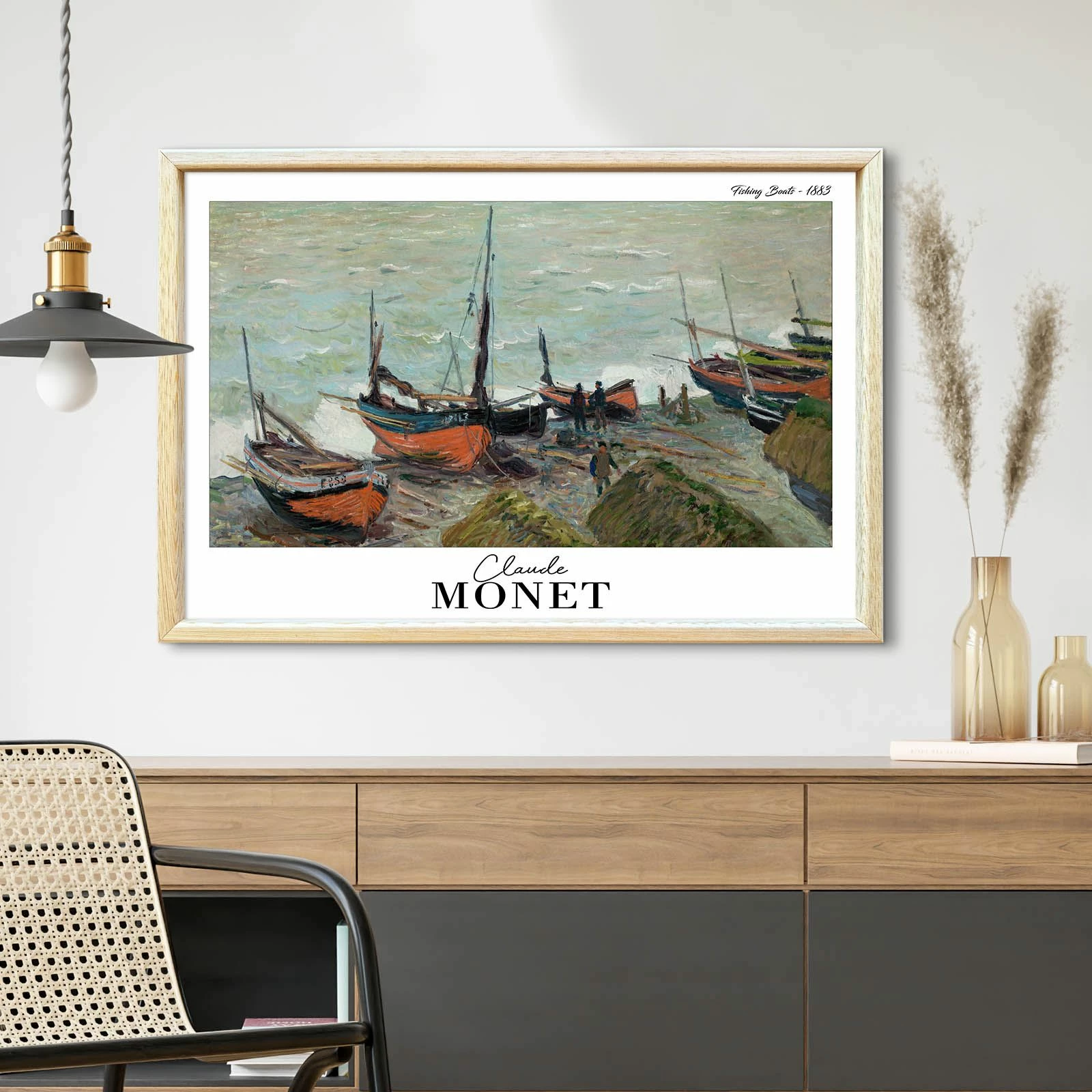 Pikturë dekorative me kornizë, Wallity, 4262AHSMONET-015