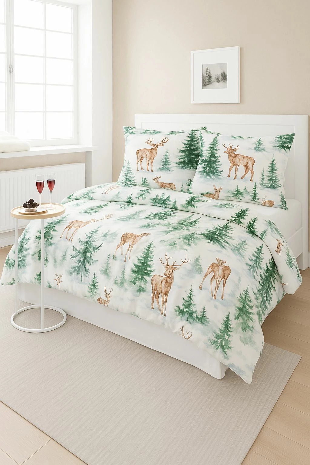 Set mbulesë për jorgan dopio, L'Essentiel Linge de Maison, Forest
