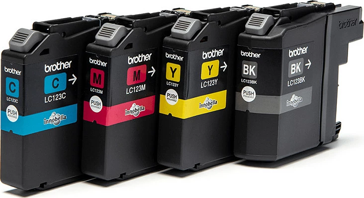 Tinte Brother LC-123VALBP Multipack, 4 kartrixhe (Black/Cyan/Magenta/Yellow)