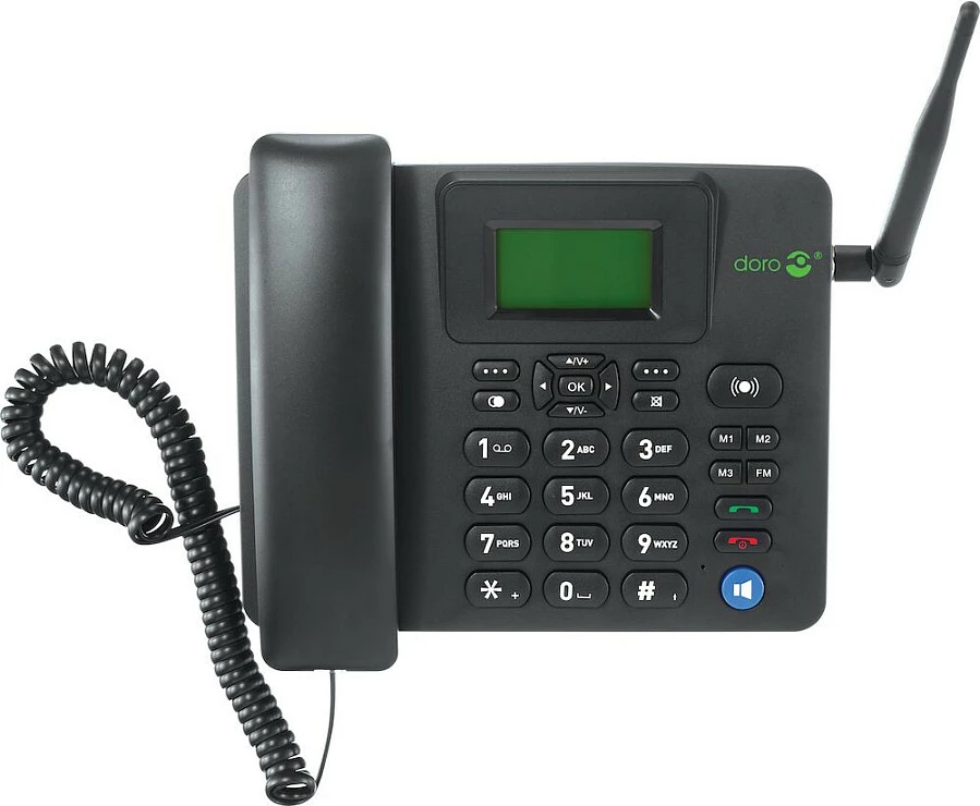 Telefon IP Doro 4100H, 0.08 GB, 500 kontakte, i zi
