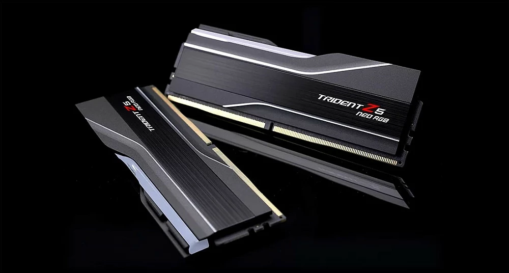 RAM Memorje G.Skill Trident Z5 Neo RGB F5-6000J3636F16GX2-TZ5NR, 32 GB, 2 x 16 GB, DDR5, 6000 MHz, 288-pin DIMM