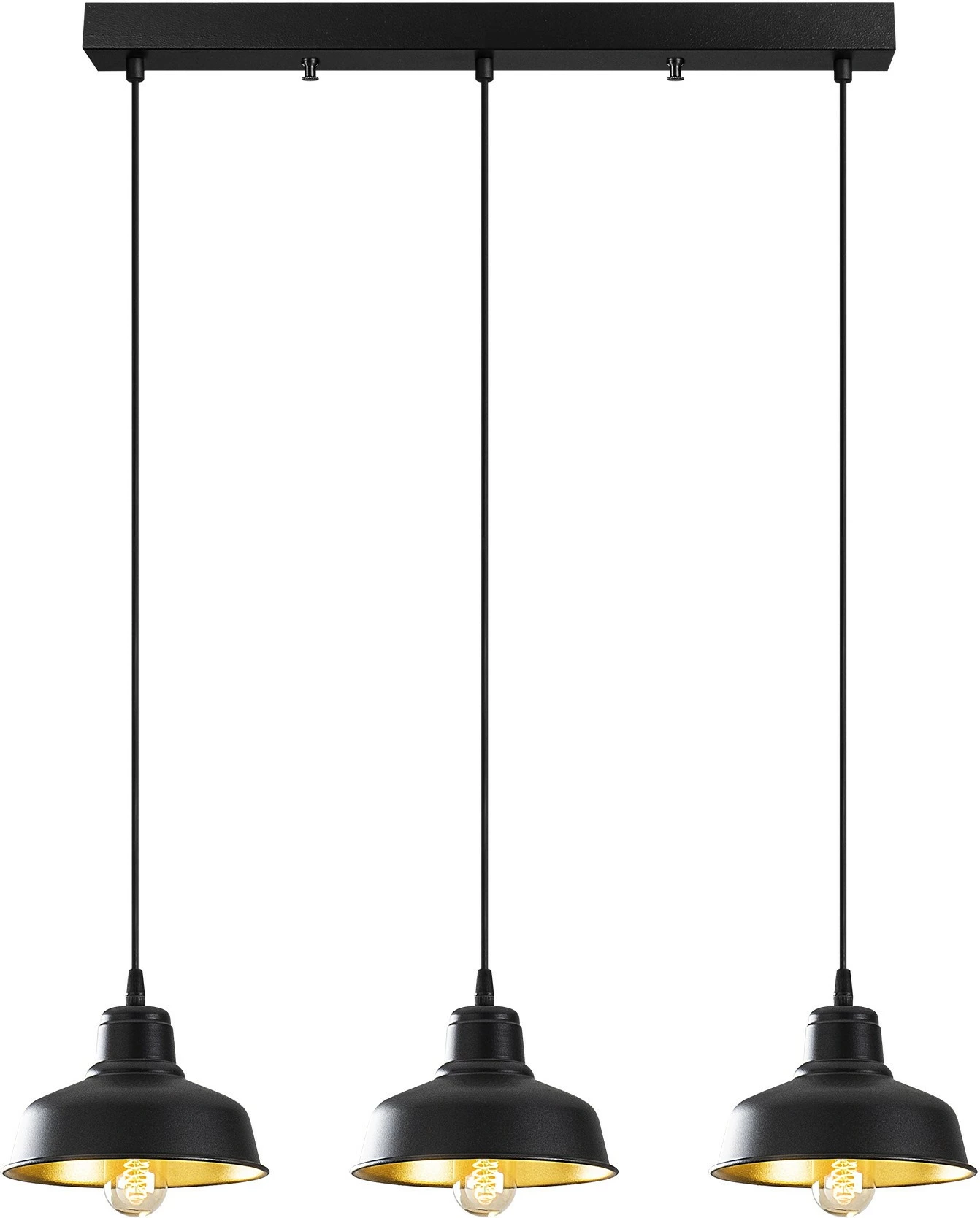 Llambë tavani industriale, ngjyrë e zezë, Opviq Berceste - 181BLACK-S1