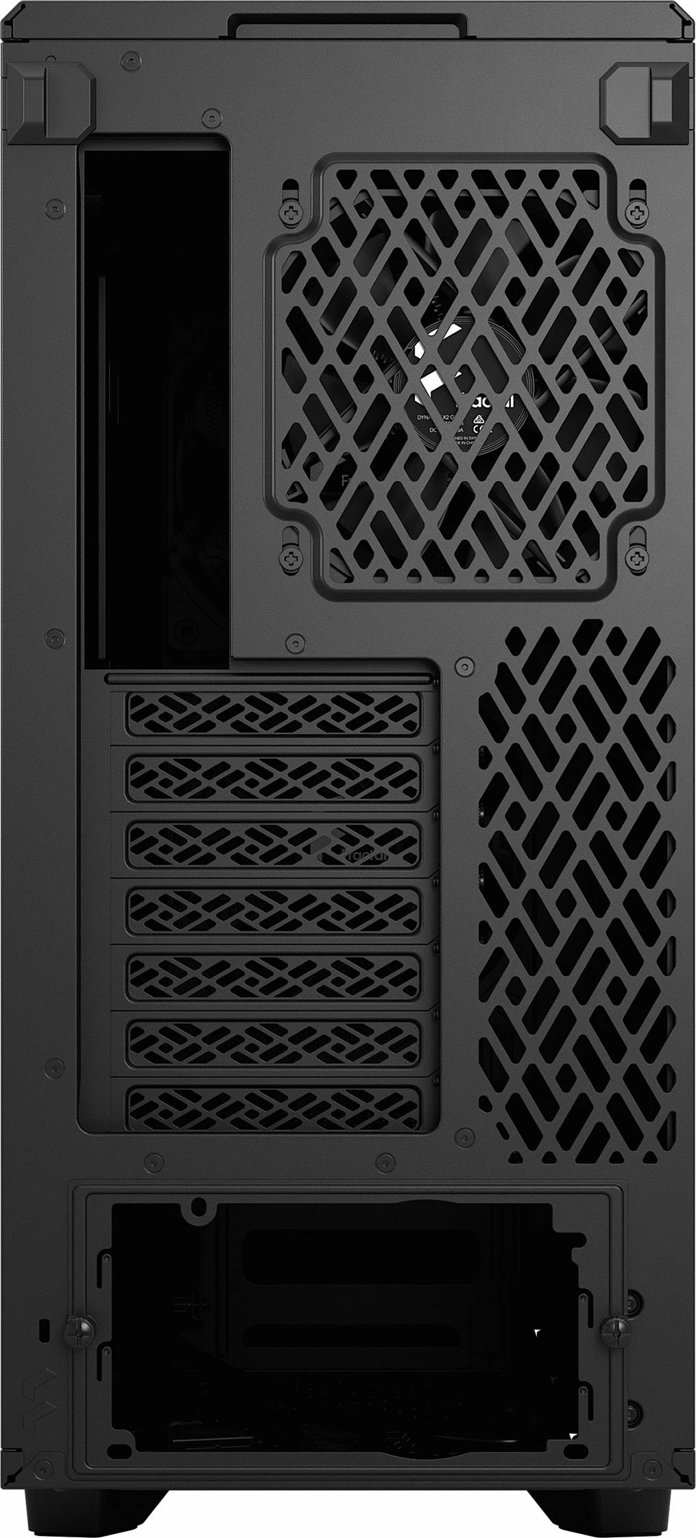 Kasë Fractal Design Meshify 2 Compact Solid FD-C-MES2C-01, Midi Tower ATX, pa dritare, e zezë