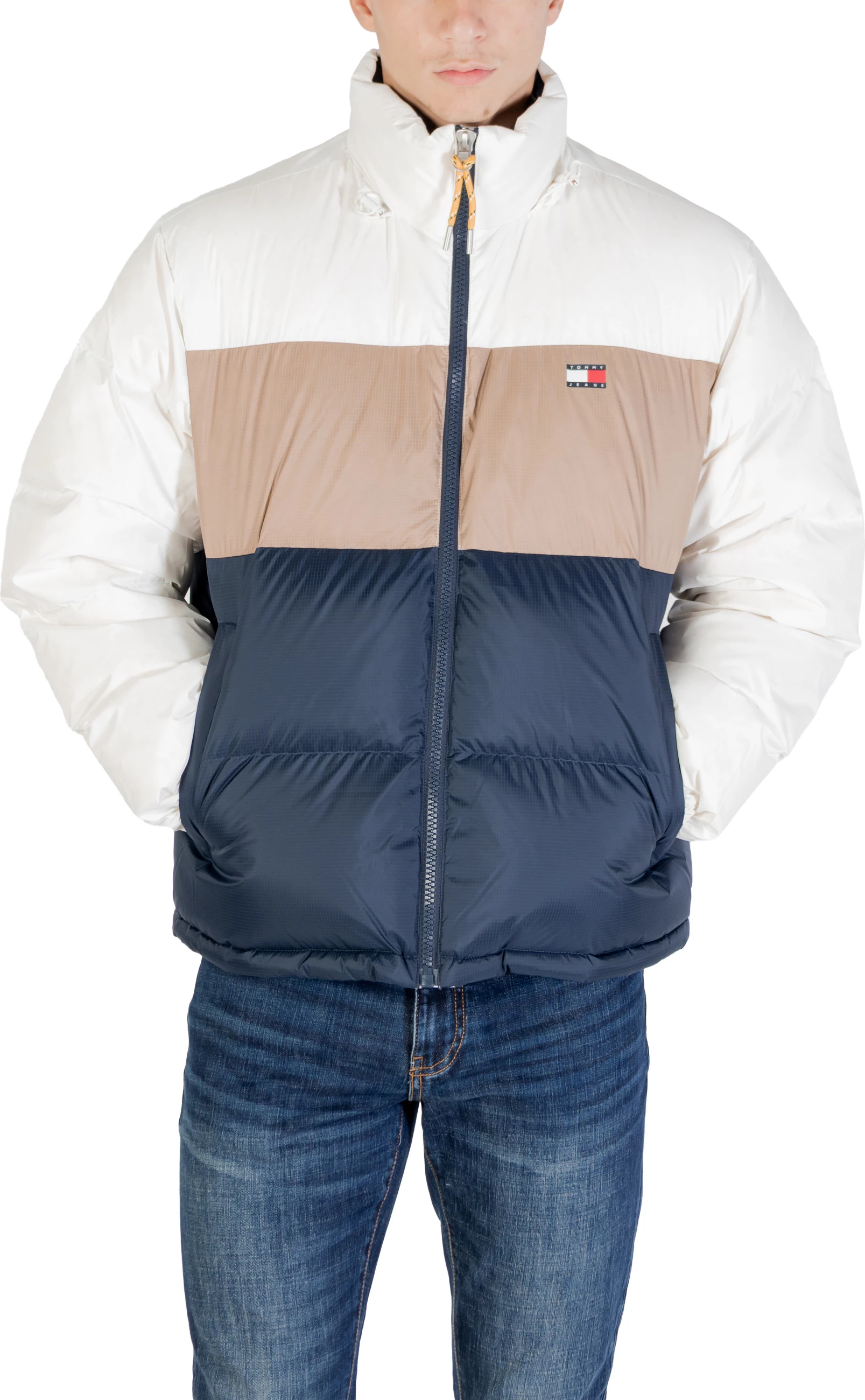 Jakne për meshkuj Tommy Hilfiger Jeans TJM Alaska Down CLBK DM0DM22117, krem [Madhësia: XL]