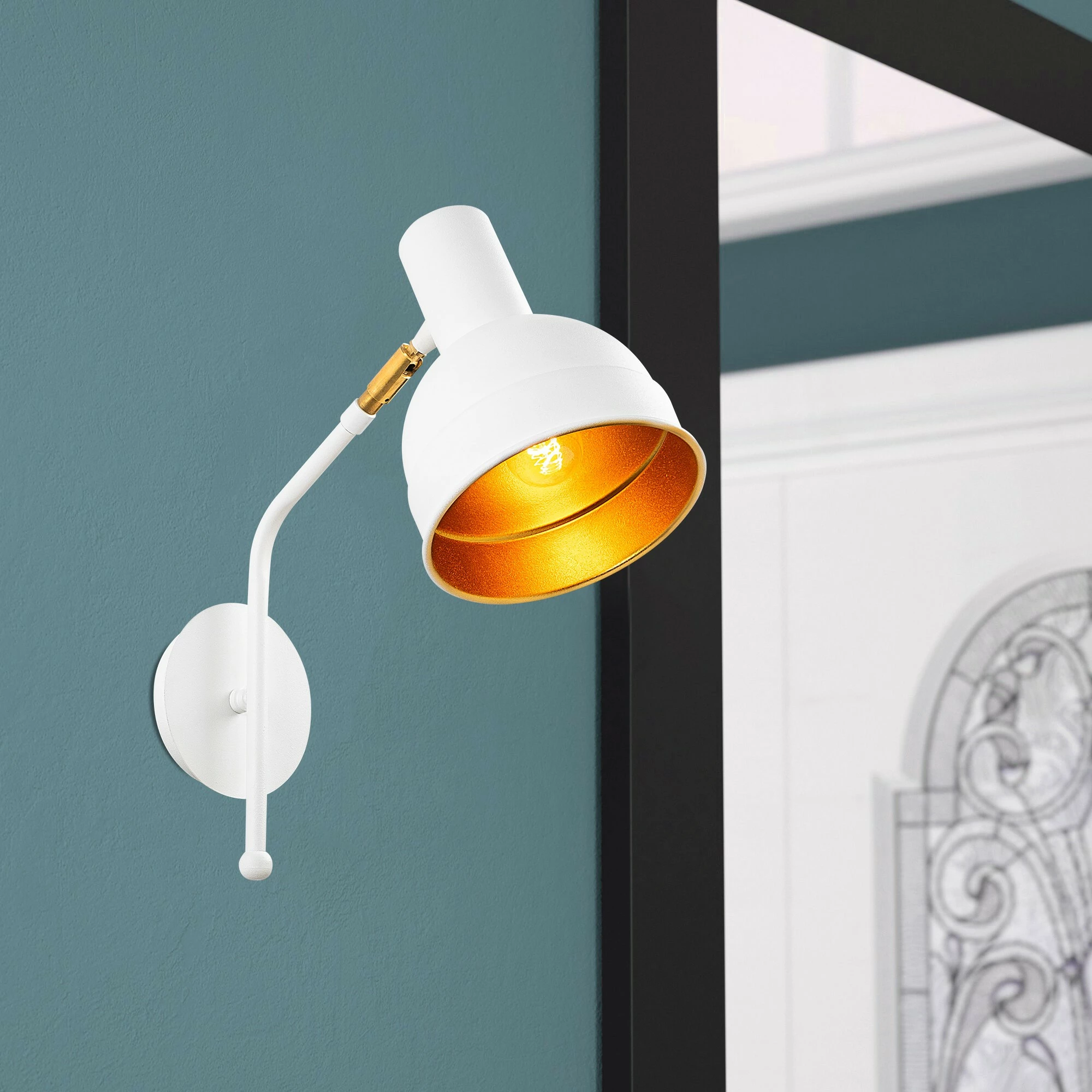 Llambë muri Opviq, Berceste, e bardhë, 183WHITE-A