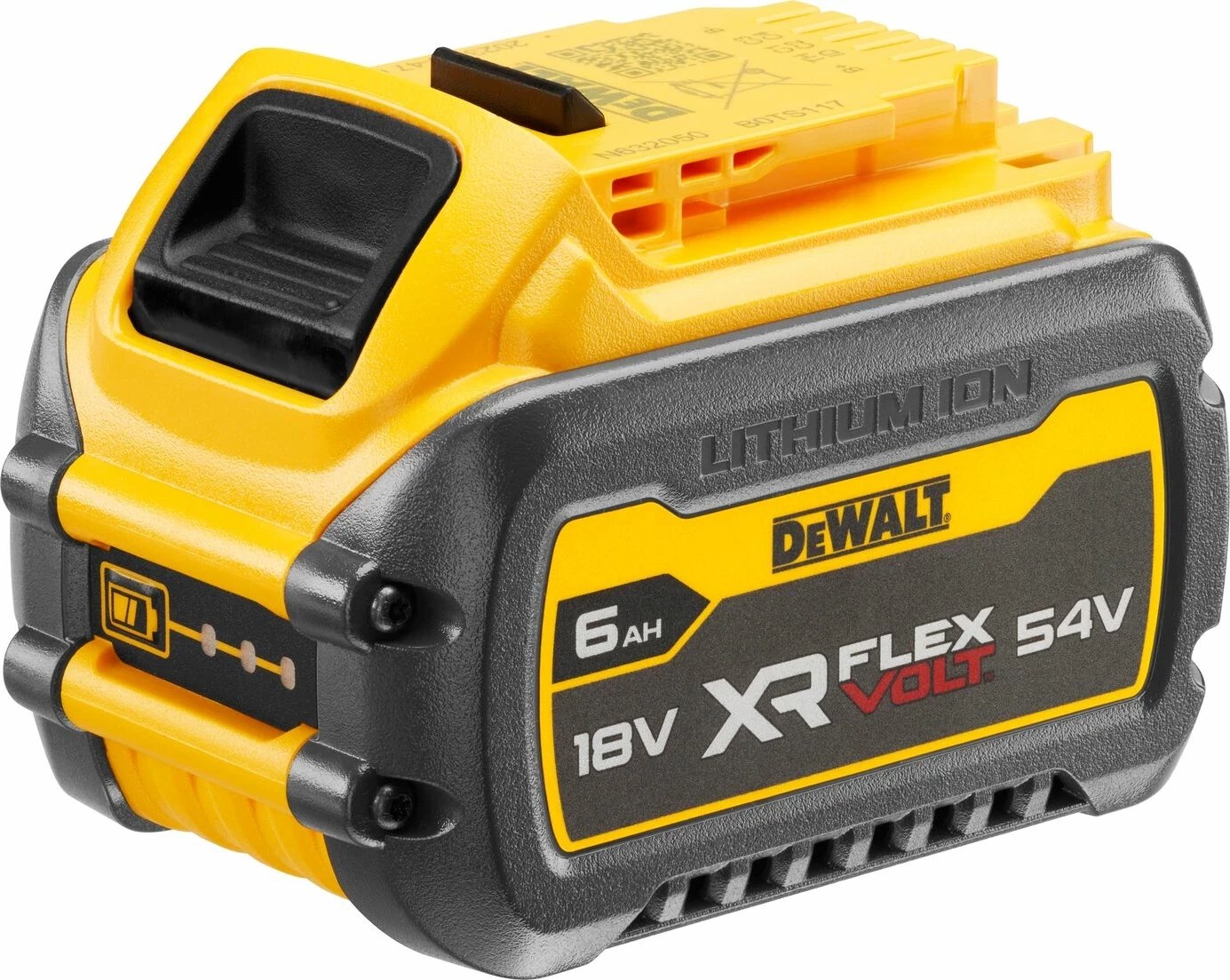 Bateri Dewalt DCB546 XR FLEXVOLT 6.0Ah 18/54V, verdhë/zezë