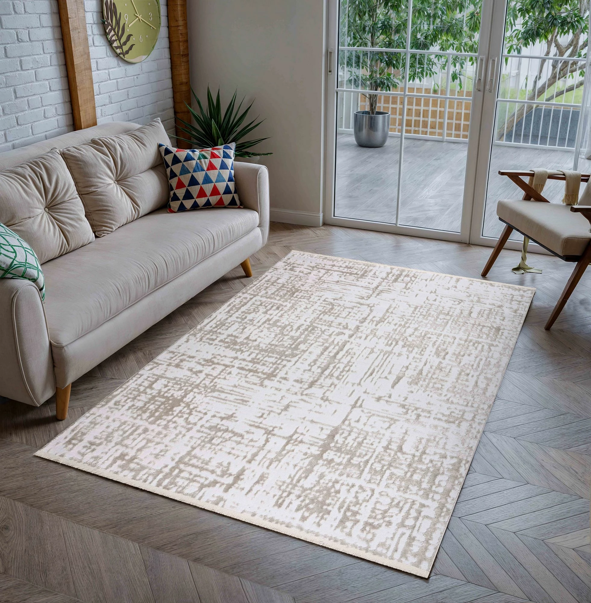 Qilim Conceptum Hypnose, bezhë, 100x300cm