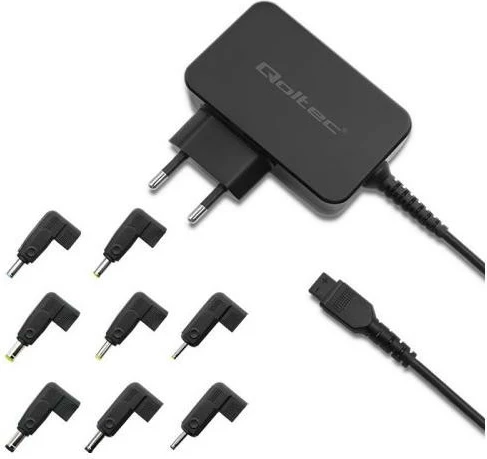Adapter universal Qoltec 30W, 8 konektorë