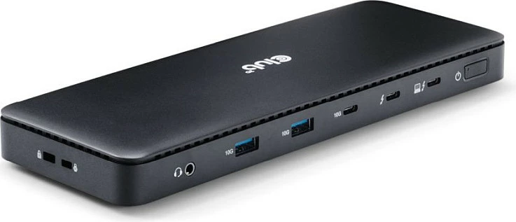 Docking station Club3D Thunderbolt4 12-in-1, universal, 3 ekrane, 0.8m, e zezë