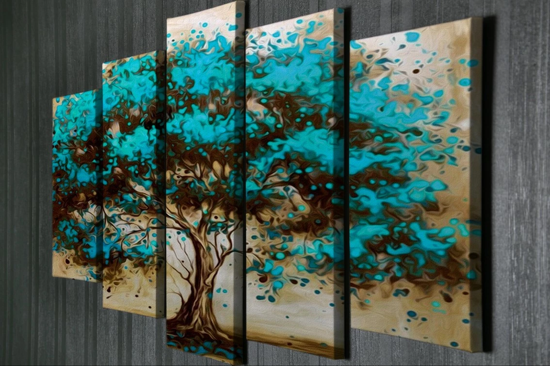 Pikturë dekorative në kanavacë, 5 pjesë, Wallity, BC75