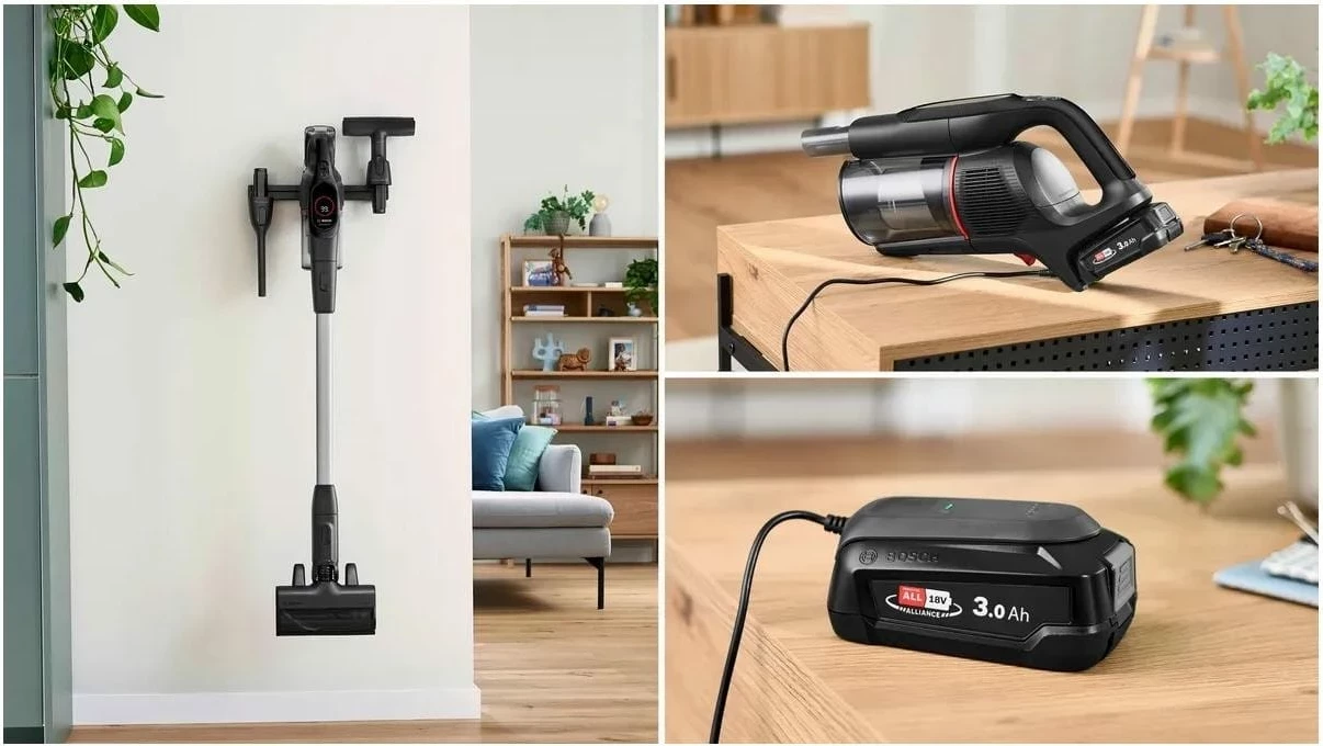 Fshesë pa kabllo Bosch Unlimited 9 BCS931BQC, 0.4L, 18V, e zezë