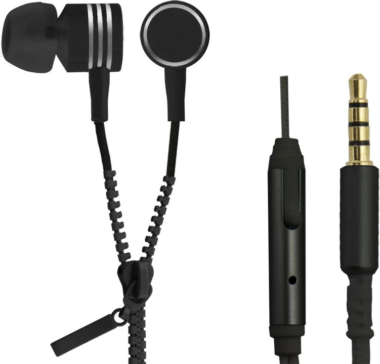 Kufje in-ear Esperanza ZIPPER EH161K me mikrofon, e zezë