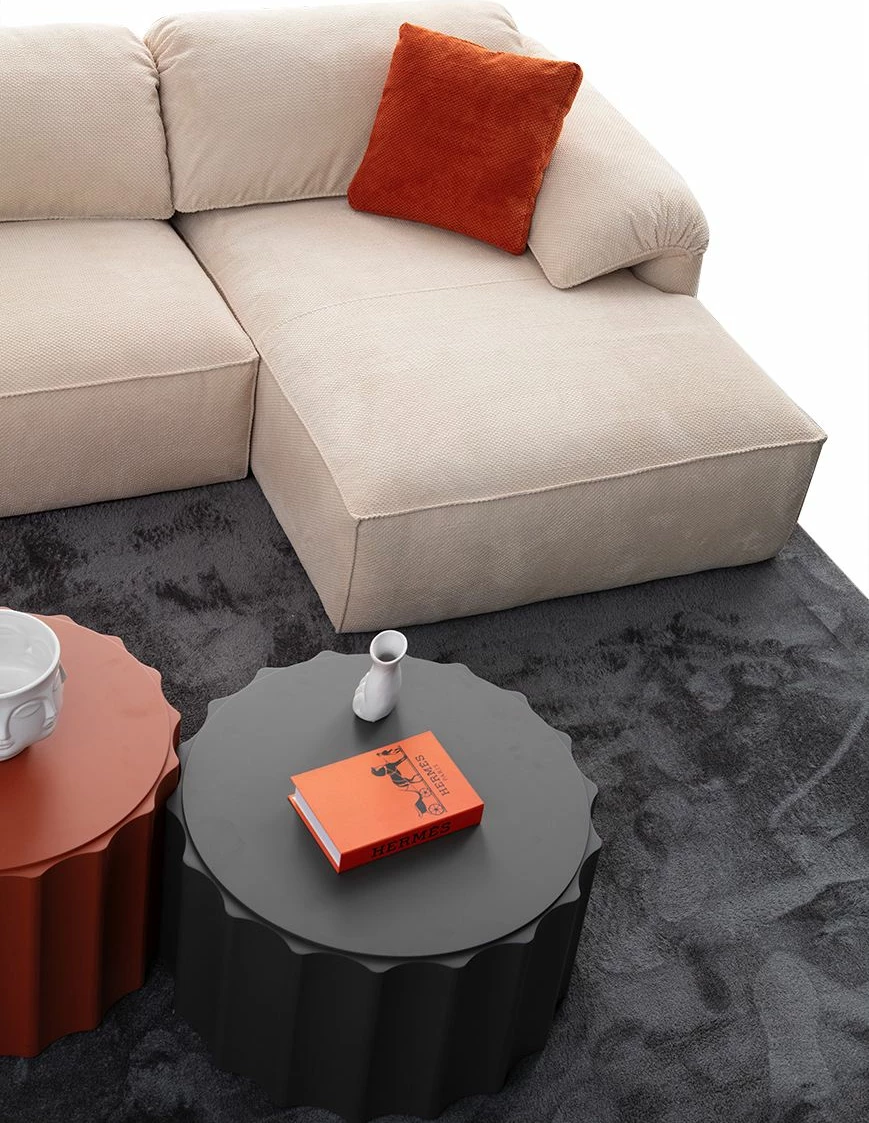 Këndare Flamingo, krem, Atelier del Sofa, set me 5 pjesë