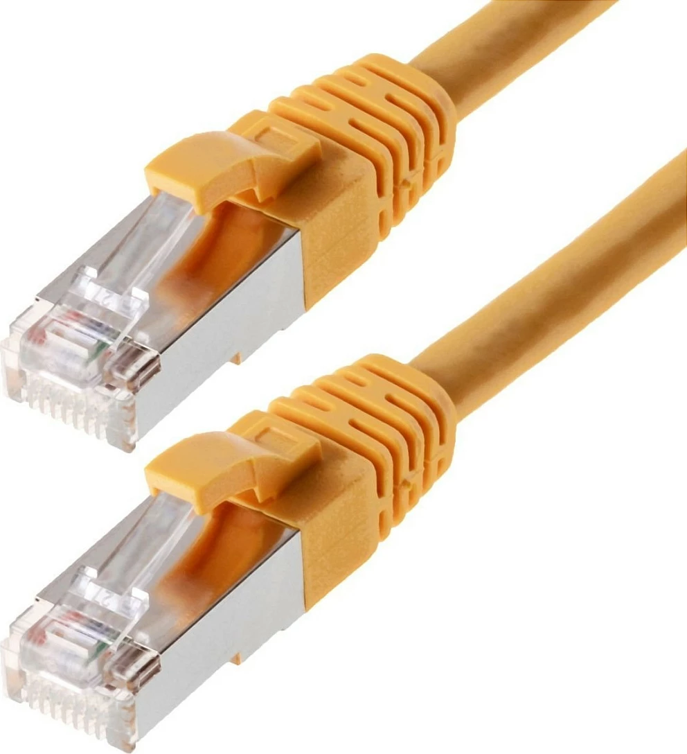 Kabllo rrjeti Helos Patchkabel Cat.6, 30 m, e verdhë