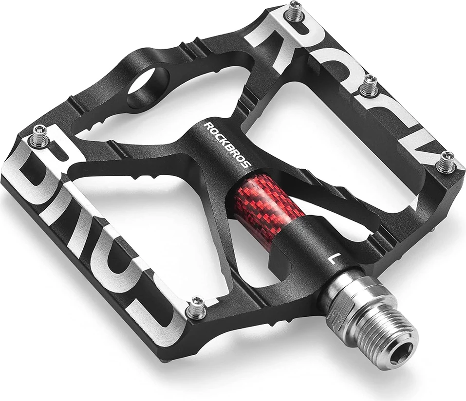 Set pedale biçiklete Rockbros 37213071001, aliazh alumini, e zezë