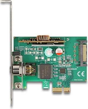 Kartelë rrjeti DeLOCK 90760 PCIe, 2.5GbE, port M12, PoE, e gjelbër/çelik inox