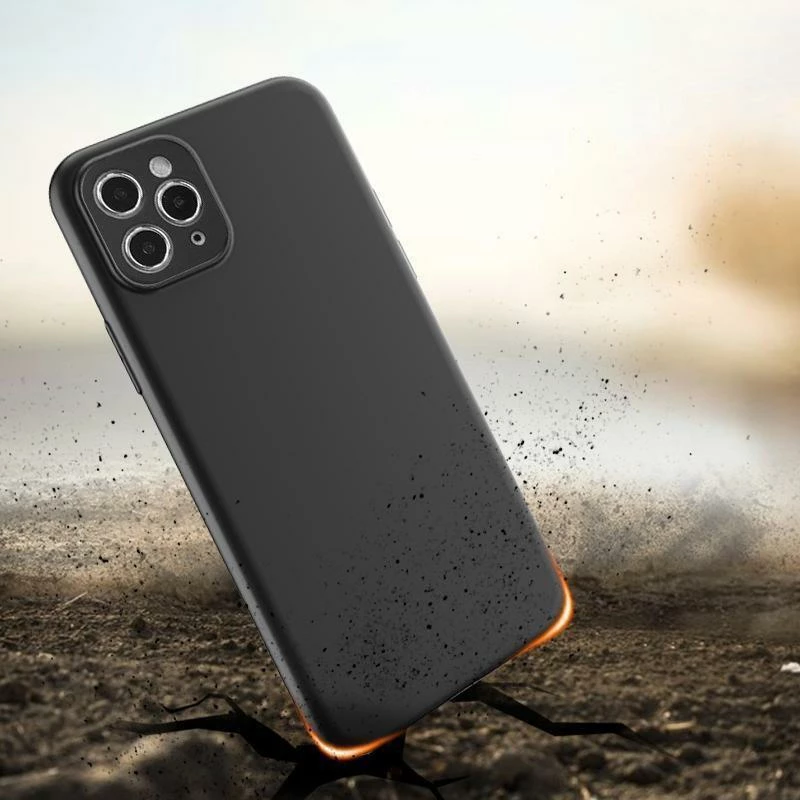 Mbështjellës Hurtel Soft Case për Xiaomi Poco X5 5G / Redmi Note 12 5G, silikon i hollë, zi