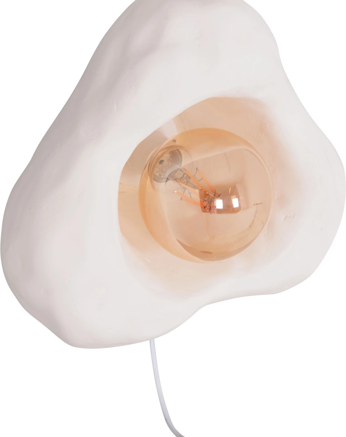 Aplik muri LUXON, çimento fibrash, e bardhë, FH4701.02S, 28x15x25cm
