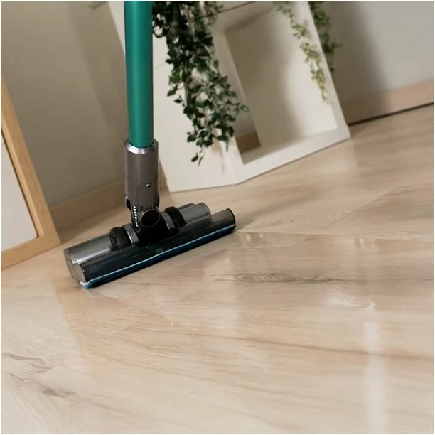 Fshesë me bateri vertikale UFESA Inspire U7 Pro Wash 500 W, 29.6 V, 55 min, me larje (wet mop), Turkiz/Gri, set me mop + mini turbo brush