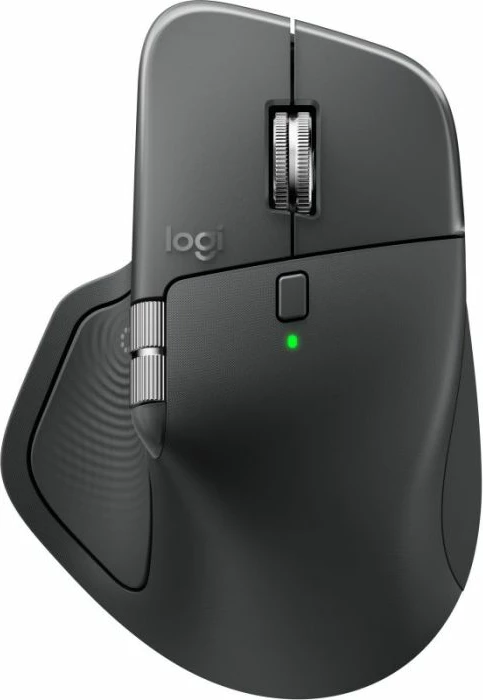 Maus wireless Logitech MX Master 4, 200–8000 DPI, Bluetooth/Logi Bolt, 8 butona, Grafit