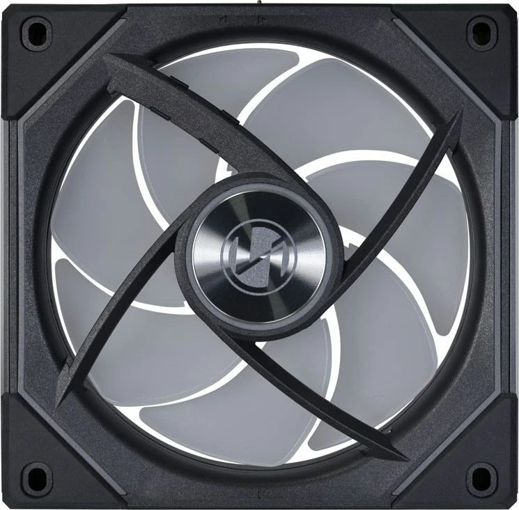 Ventilator PC Lian Li UNI FAN SL-INF 120 (UF-SLIN120-3B), 120mm, ARGB, PWM, 3-pack, zi/gri