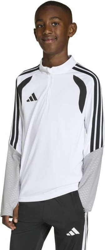 Maicë trajnimi për fëmijë adidas, bardhë-gri [Madhësia: 140 cm]