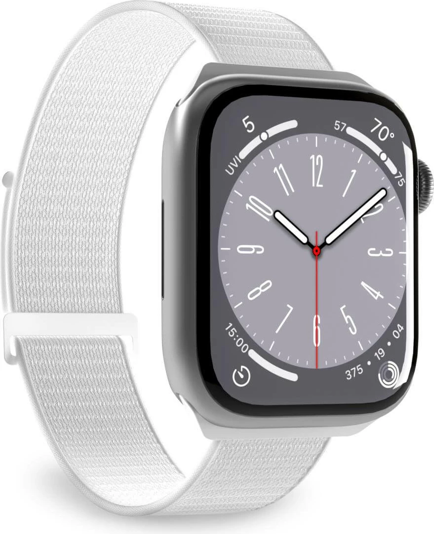 Rrip sport najloni për Apple Watch Puro PUSPORTAW44WHI, i bardhë