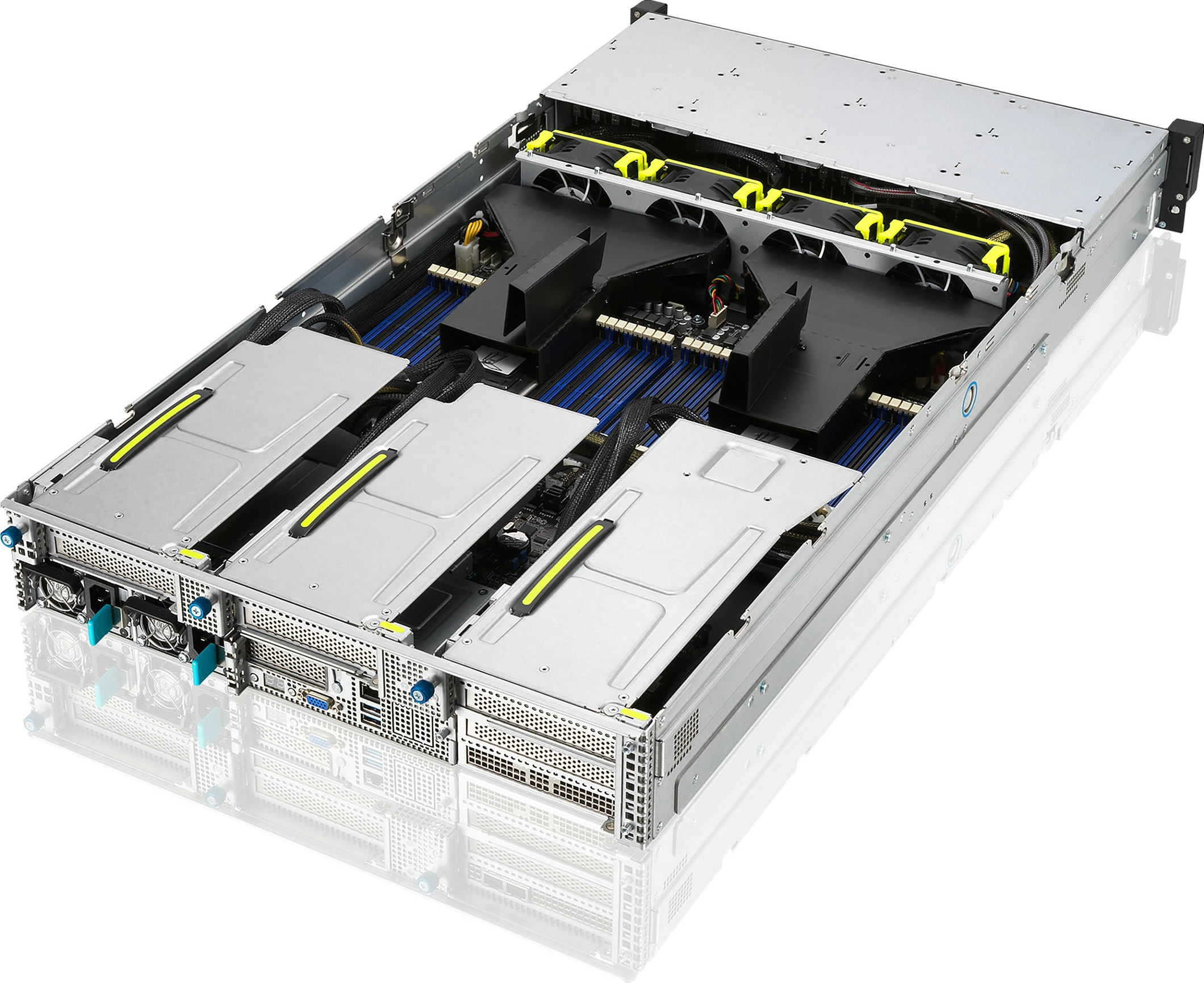 Server barebone ASUS RS720-E11-RS24U, Rack 2U, Intel C741, DDR5, PCIe 5.0, 1600W, 80+ Platinum