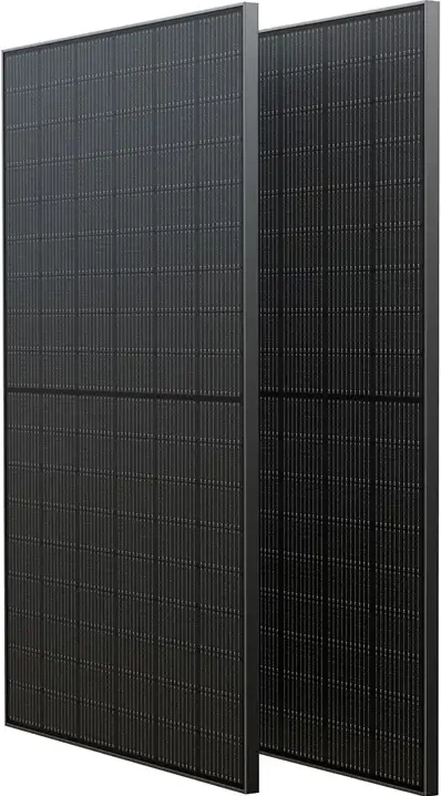 Set panel fotovoltaik EcoFlow 400W, konstruksion i fortë, 2 copë