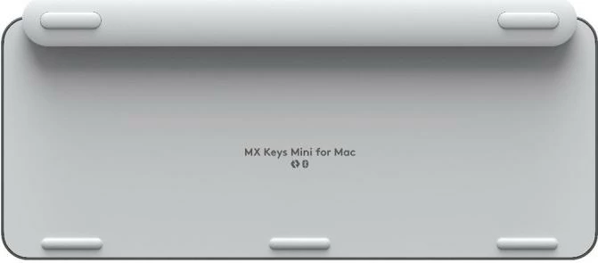 Tastierë, Logitech, MX Keys Mini for Mac 920-012645, pa kabllo Bluetooth, layout gjermanisht (DE), me ndriçim, për Mac, gri e hapur