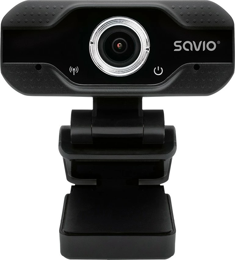 Webcam Savio CAK-01, Full HD 1080p, me mikrofon, USB, e zezë