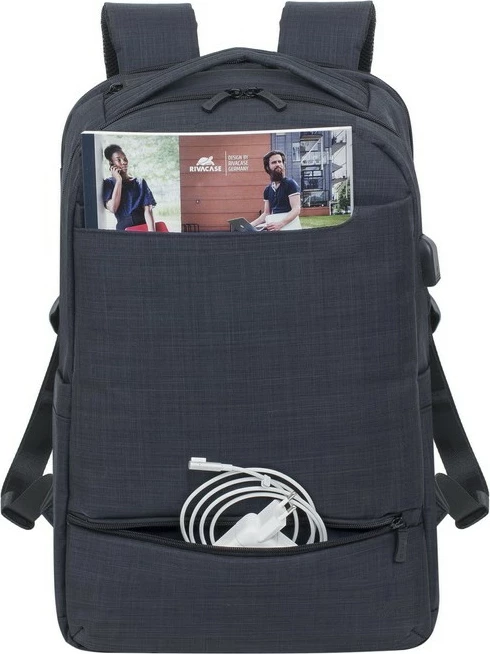 Çantë shpine RIVACASE Biscayne 8365 për laptop 17.3 inç, e zezë
