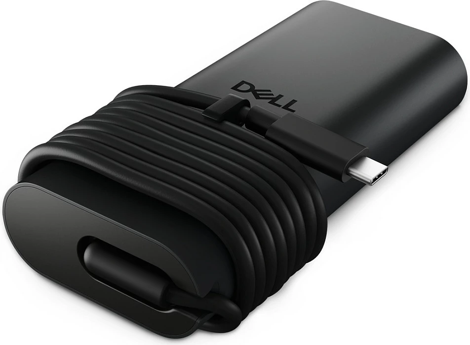 Adaptër rryme për laptop Dell 130W USB-C, 20V 10.5A, me kabllo EURO, i zi