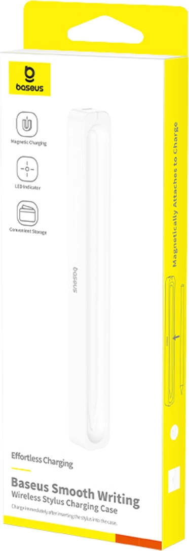 Kasë karikimi për stylus Baseus Smooth Writing me kabllo USB-C 30cm, Bardhë