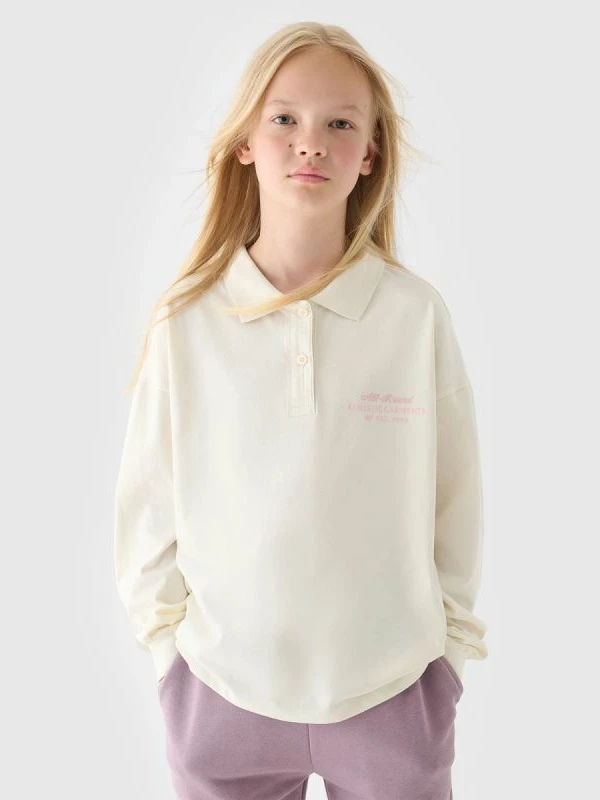 Maicë me mëngë të gjata për fëmijë 4F, vajza