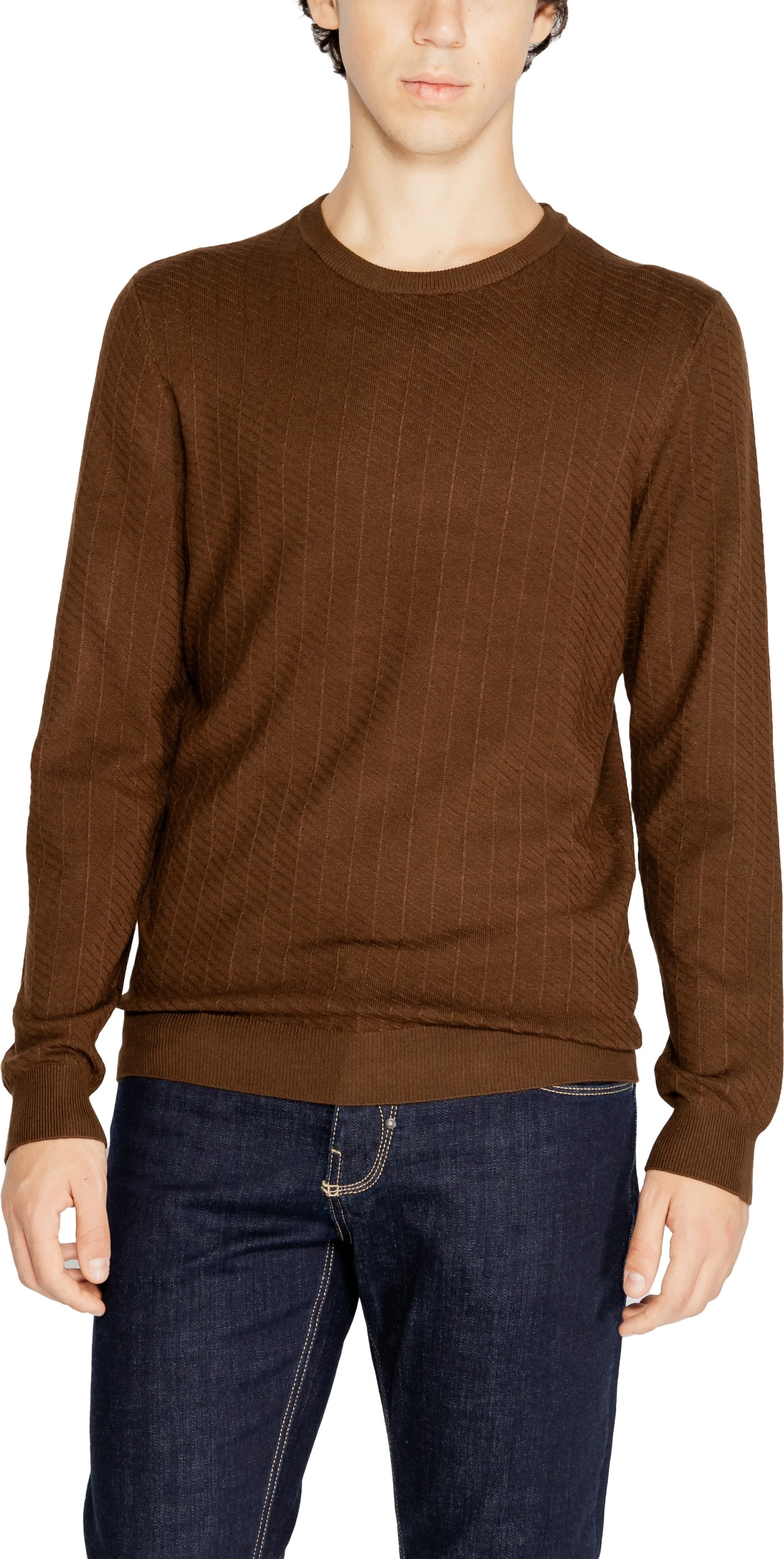 Xhemper për meshkuj Antony Morato MMSW01434-YA500002, kafe [Madhësia: XL]