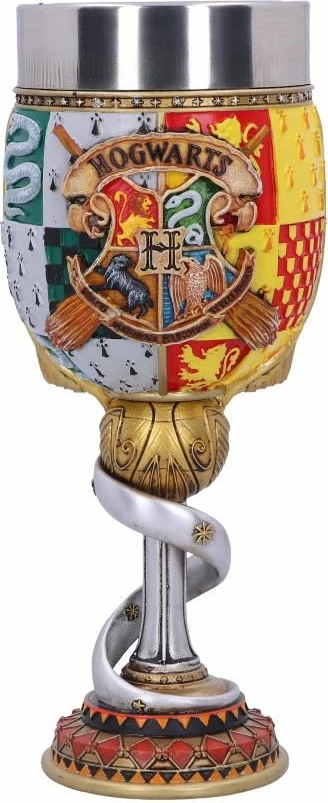 Kelih koleksionues Nemesis Now Harry Potter Golden Snitch, resinë me insert çelik inox, i pikturuar me dorë, i artë