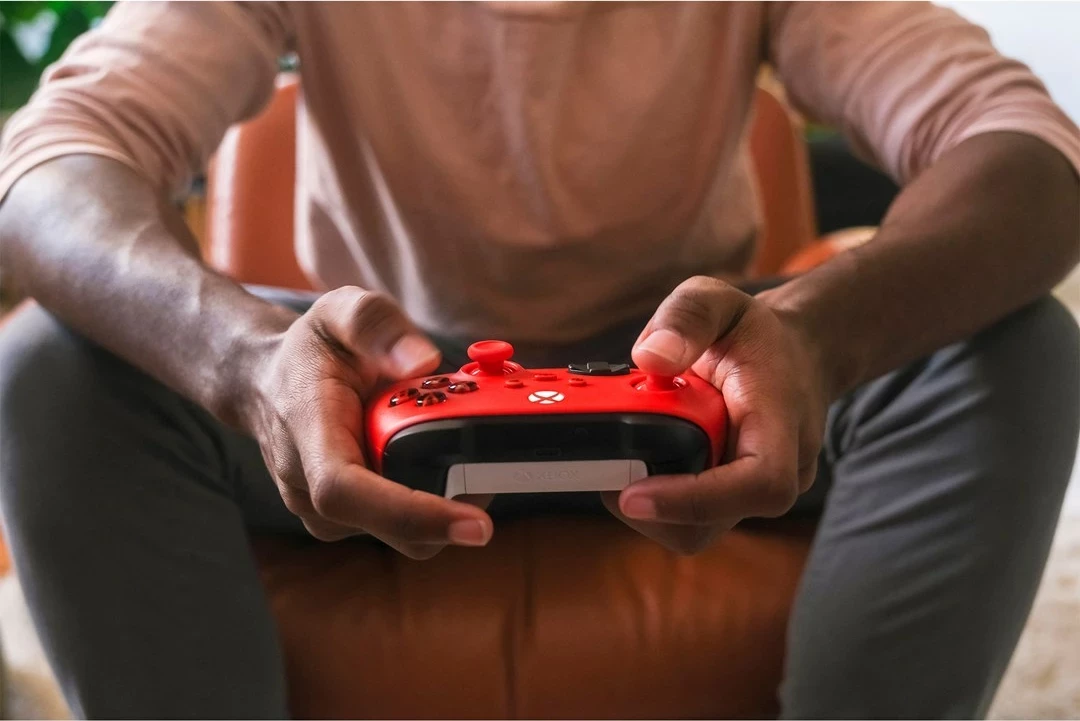 Gamepad Microsoft Xbox Wireless Controller QAU-00012, Bluetooth/USB, i kuq